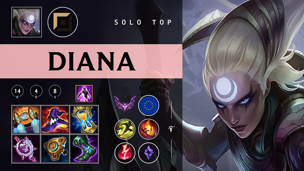 Diana Top vs Teemo - EUW Master Patch 26.04