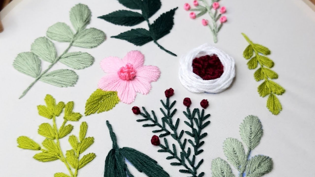 10  stitches that you must know to start embroidery