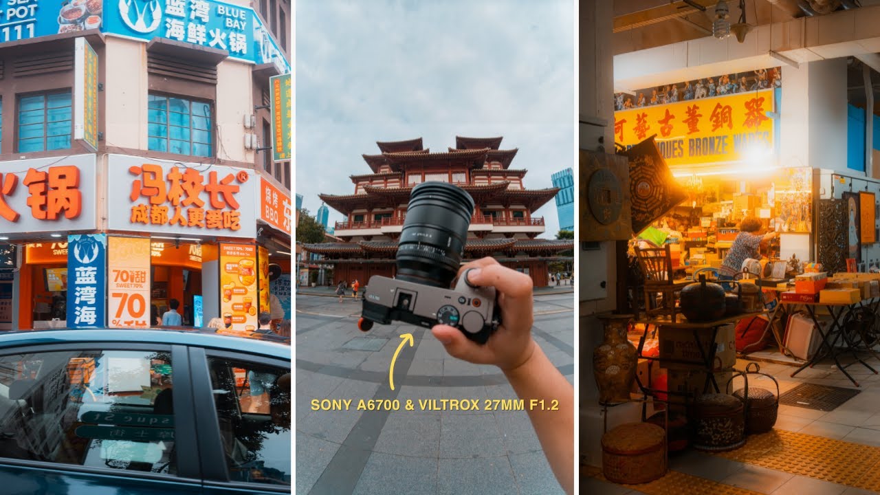 Sony A6700 & Viltrox 27mm f1.2 | POV Street Photography in Chinatown, Singapore