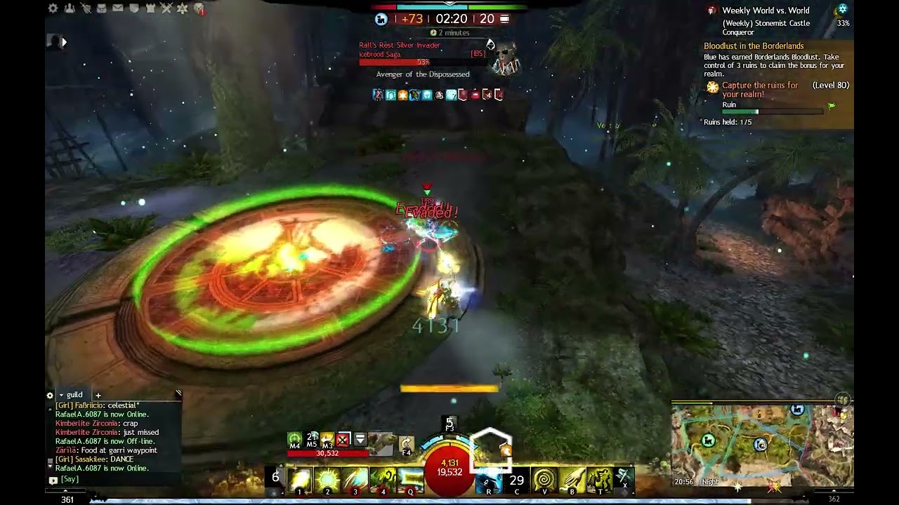 GUILD WARS 2 DRUID ROAMING WVW  by (Sou Besta) Player INICIANTE de WvW! #1 (Somente CÂMERA ACTION)