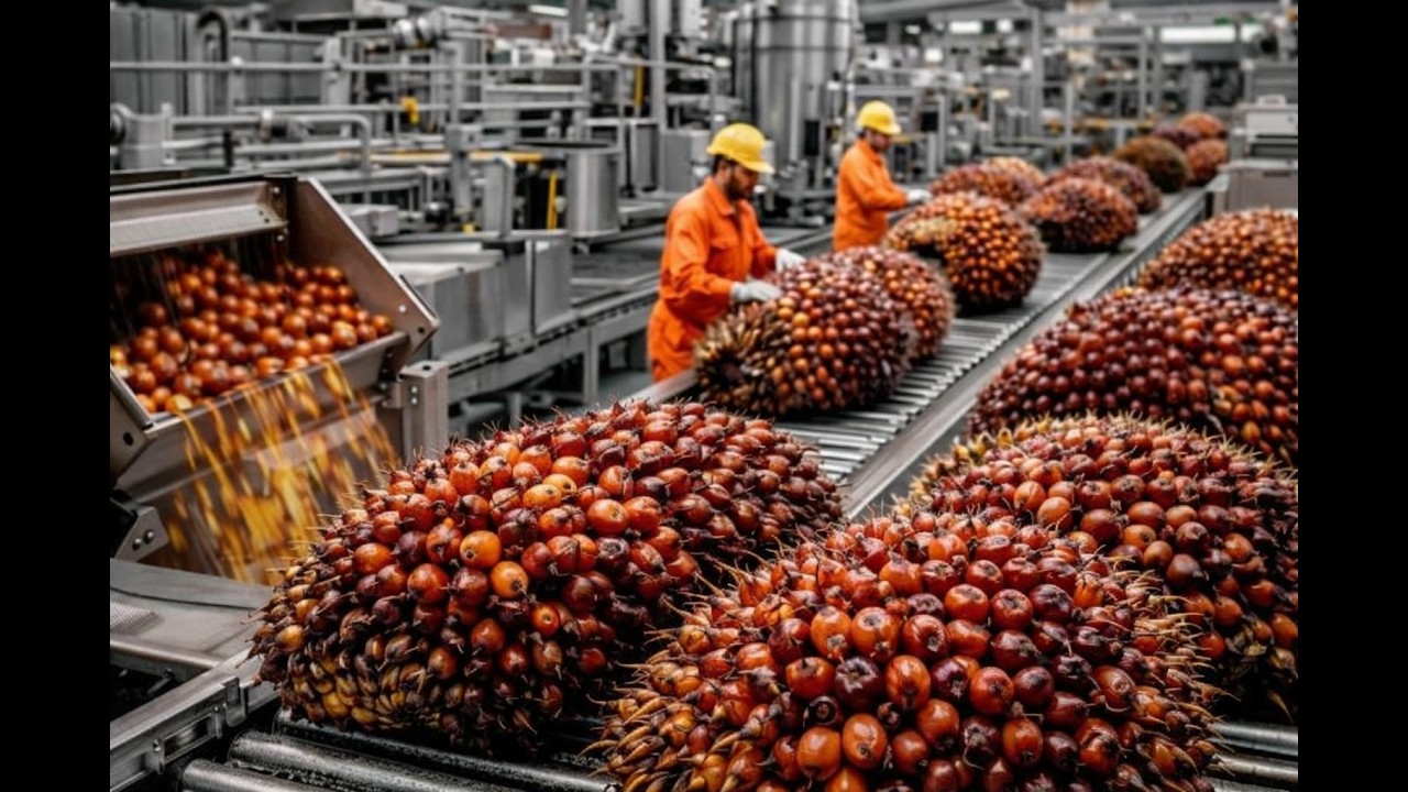 how palm oil is made step by step factory process