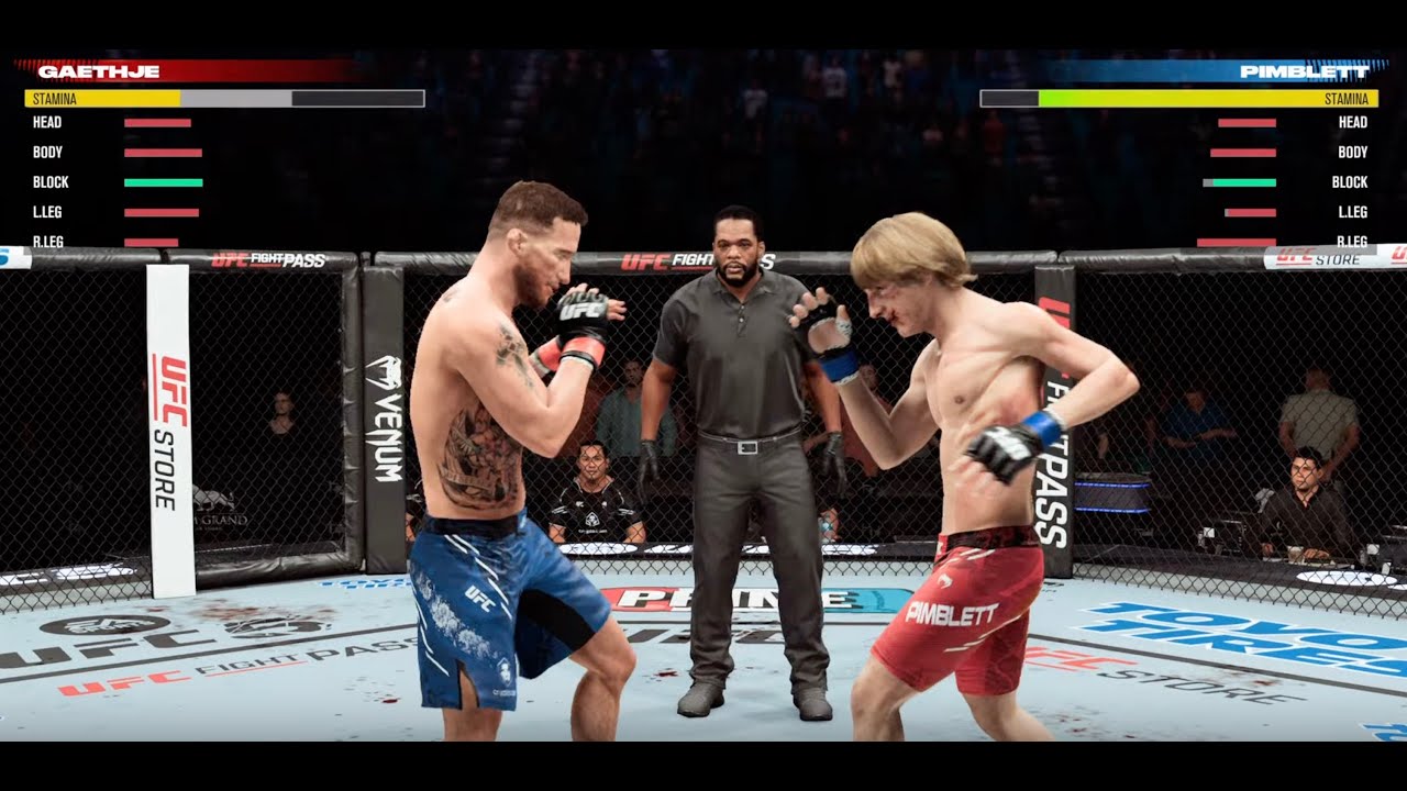 UFC 5: Justin Gaethje vs Paddy Pimblett