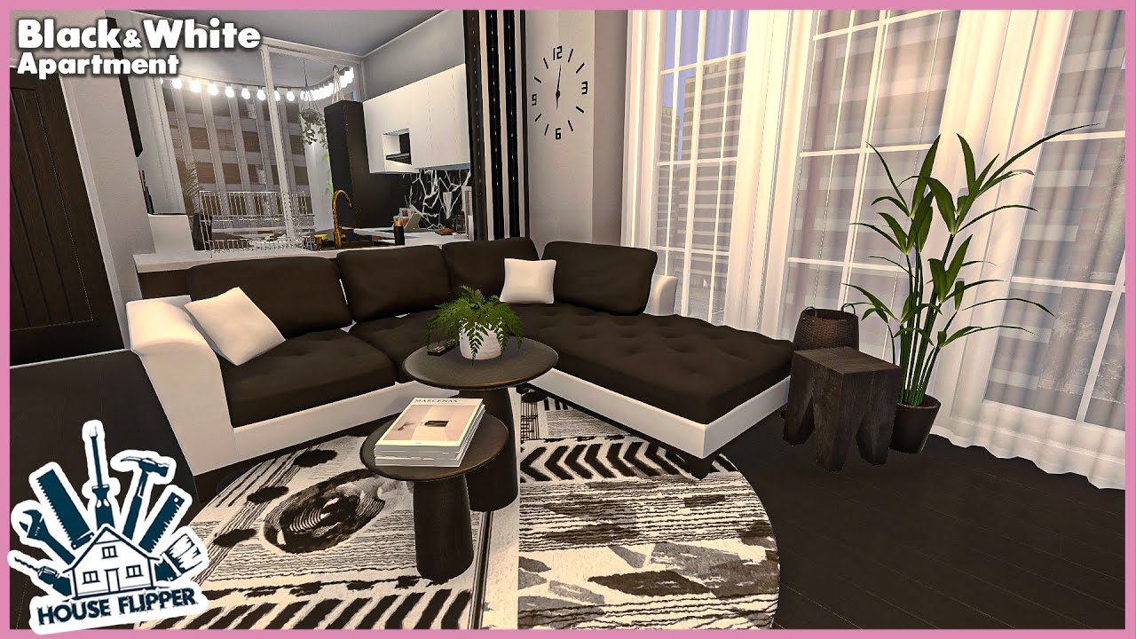 Modern Black and White Apartment | House Flipper Luxury DLC - 13th Floor - Build and Tour