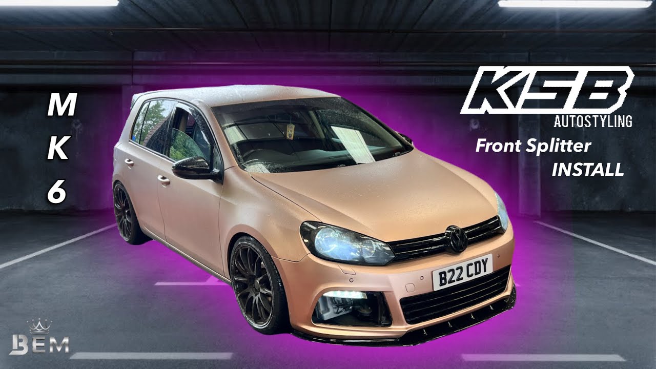 Golf MK6 Front Splitter Install