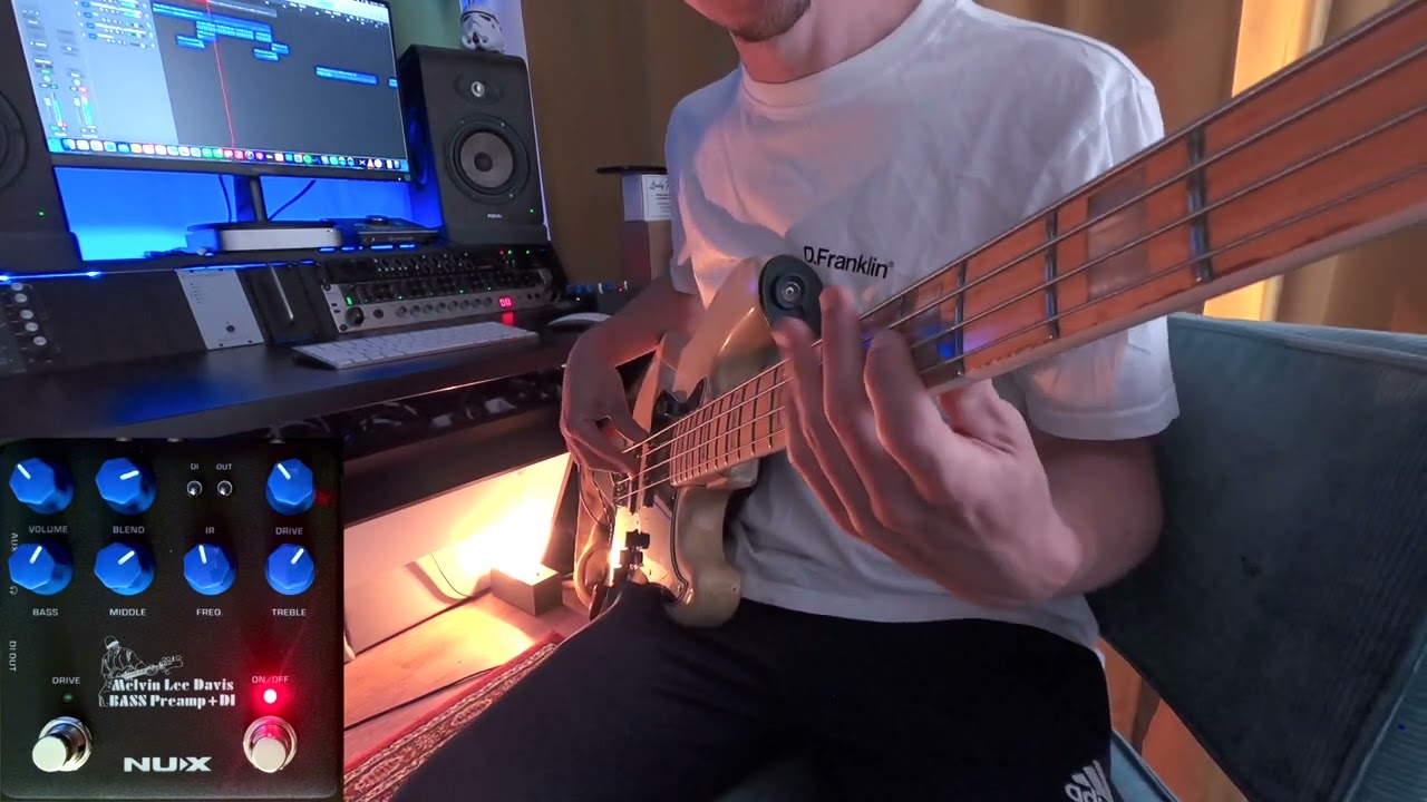 NUX NBP5 Melvin Lee Davis bass preamp/DI - Nick Kamphuis