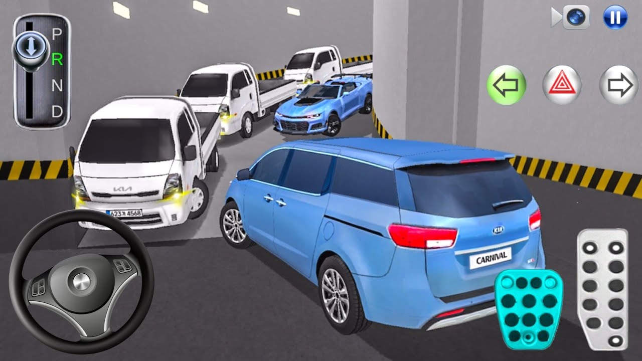 New Carnival car Stuck in Parking Garage - 3D Driving Class - Car Game - 3D Driving Class 2026