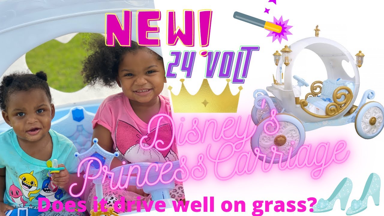 A real life Cinderella Carriage | Disney’s Princess Ride-On Carriage! Can it handle grass??