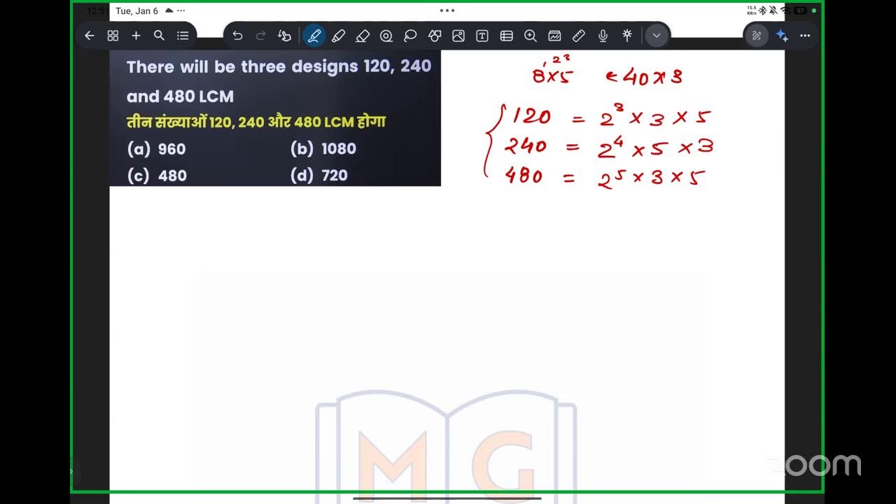 CGPSC 2025 Maths Live