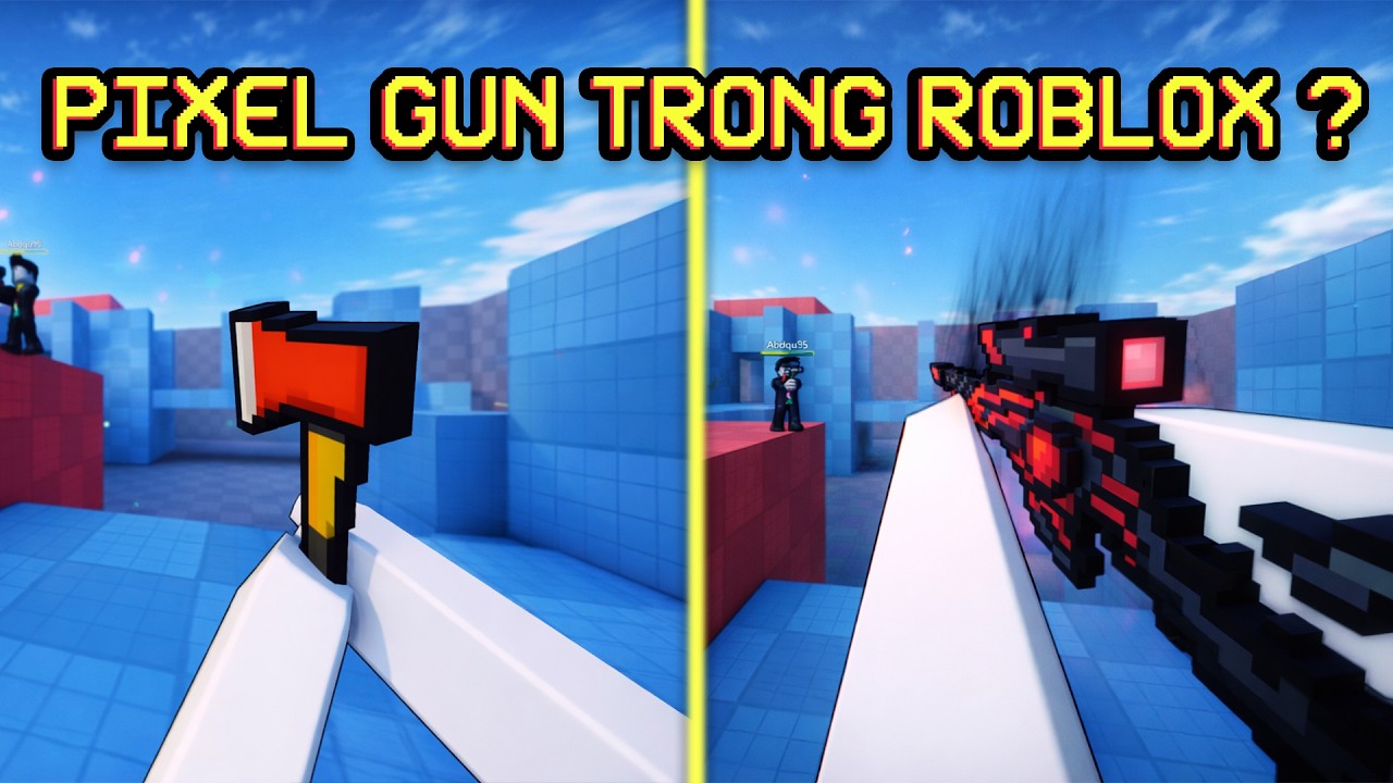 PIXEL GUN TRONG ROBLOX RẤT...