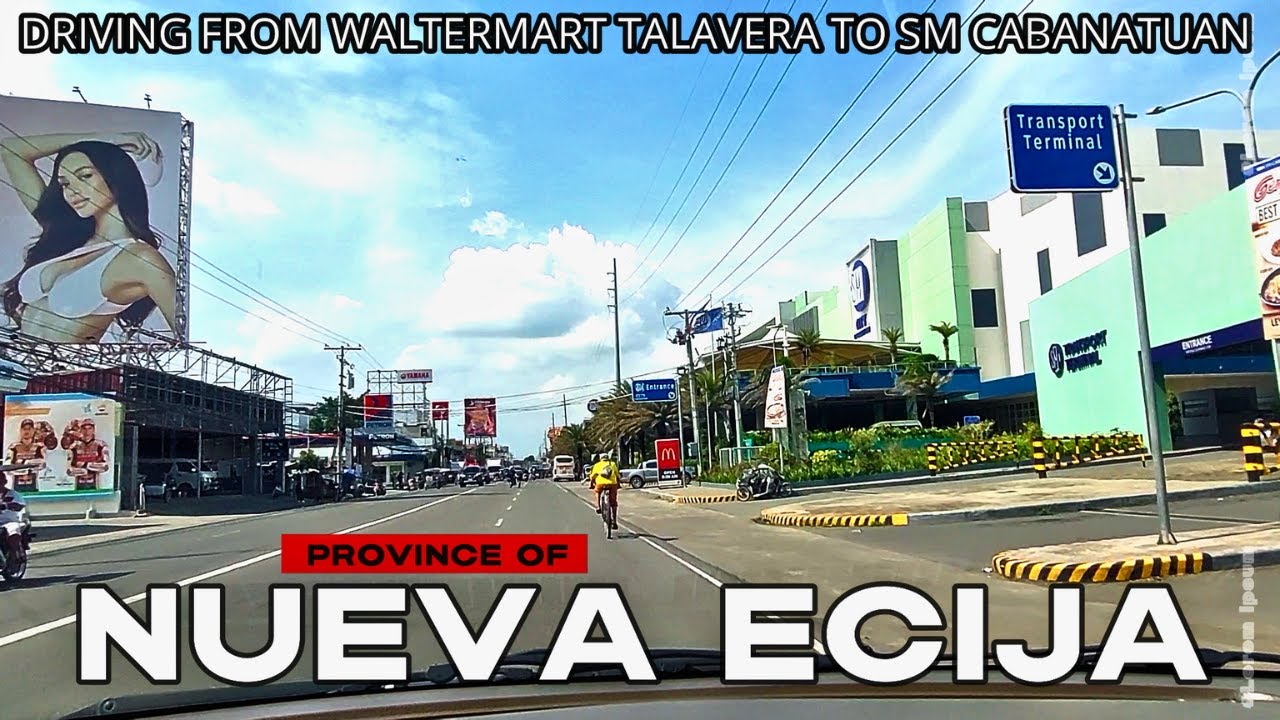NUEVA ECIJA ROAD TRIP | DRIVING FROM WALTERMART TALAVERA TO SM CABANATUAN