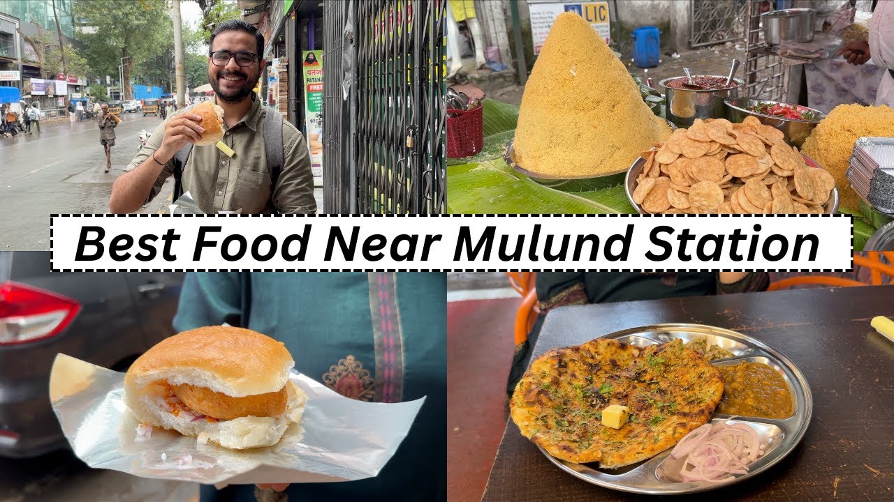 Best Food Near Mulund Station | Chole Kulche, Vada Pav, Ice bhel and more