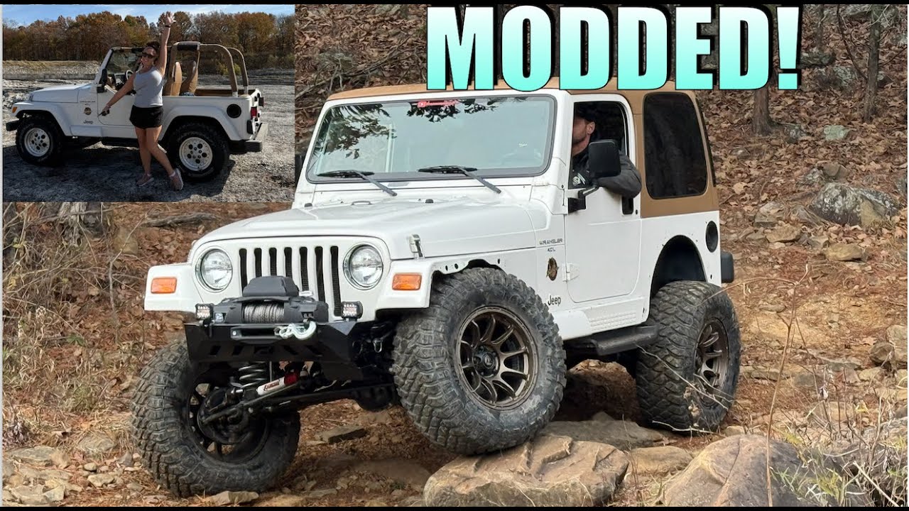 Transforming her stock TJ and hoping my wife approves.