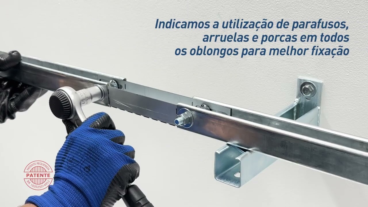 Curva Horizontal Ajustável para Perfilados Dispan