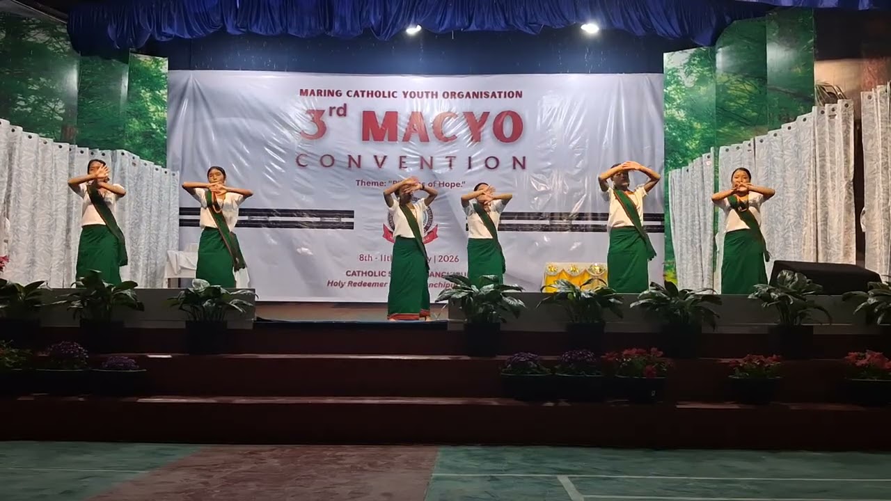 Maring Gospel dance by Laipharok youth