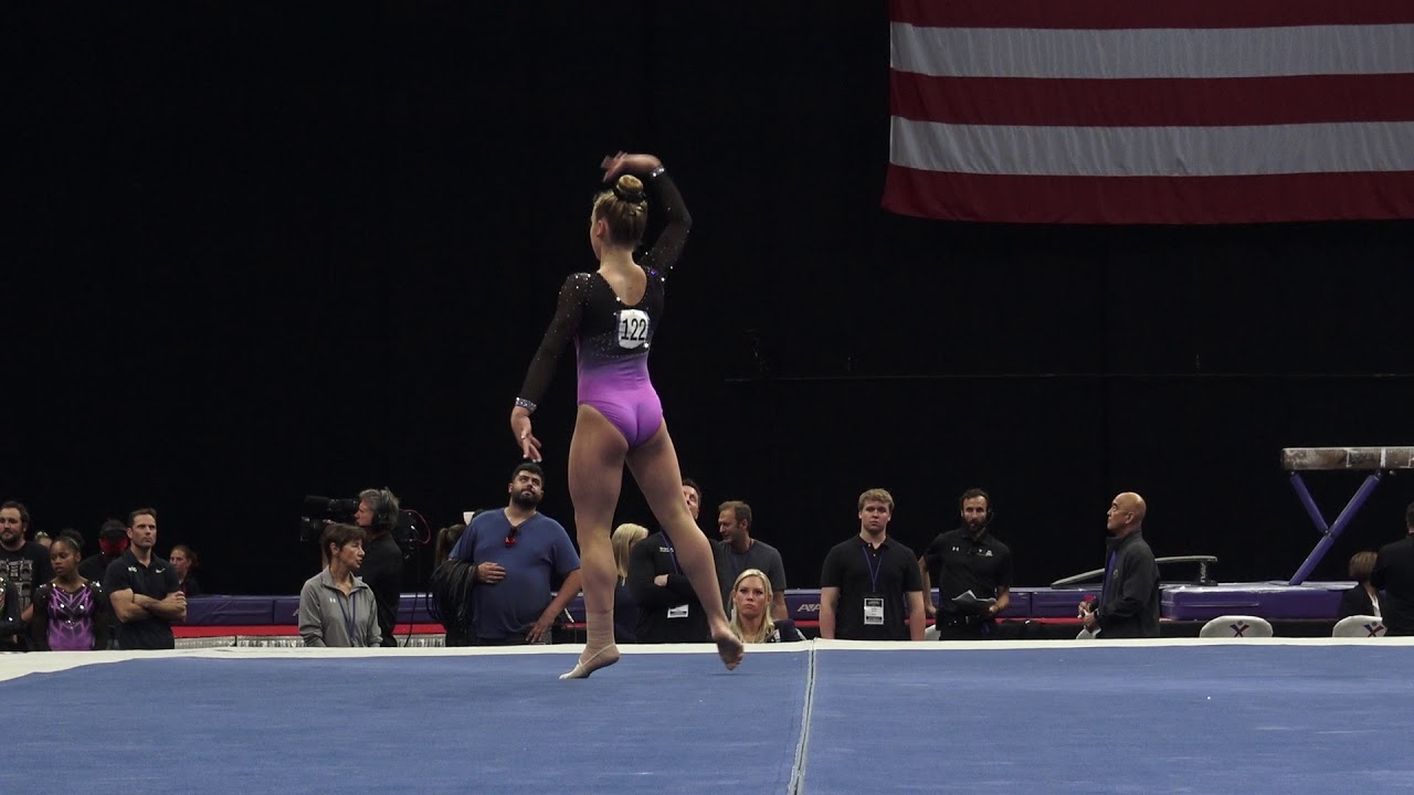 Audrey Davis – Floor Exercise – 2018 U.S. Gymnastics Championships – Senior Women Day 2
