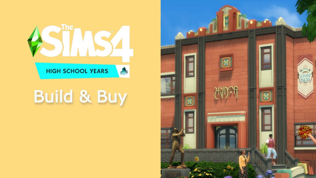 🎮 LEDek és Art Deco 🏫 | Highschool Years Expansion Pack | Build & Buy