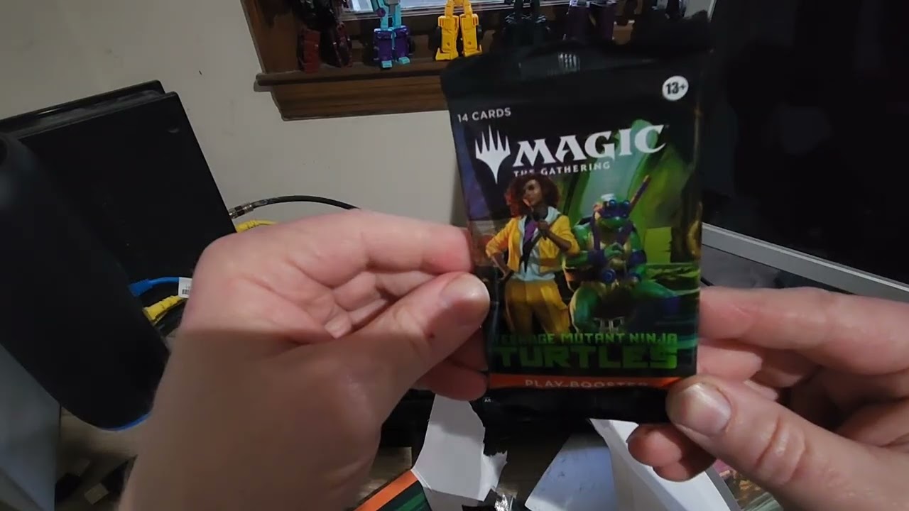 Transformers TCG: Magic the Gathe...uh, Turtles?  Opening 2 boosters