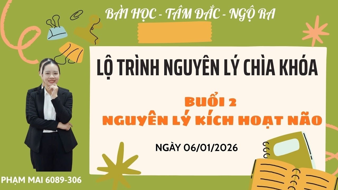 BUỔI 2 : NGUYÊN LÝ - CHÌA KHÓA || NGUYÊN LÝ KÍCH HOẠT NÃO