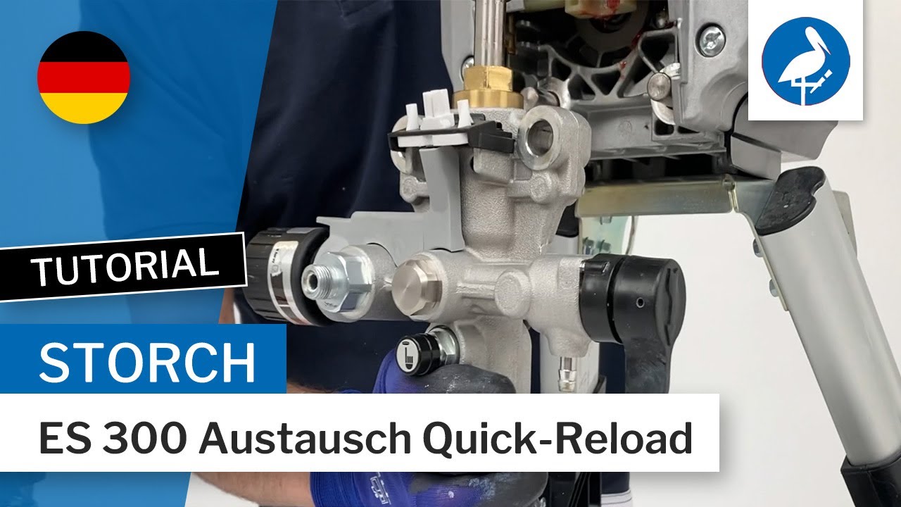 STORCH Airless EasySpray ES 300: Austausch Quick Reload Pumpensystem [DE]