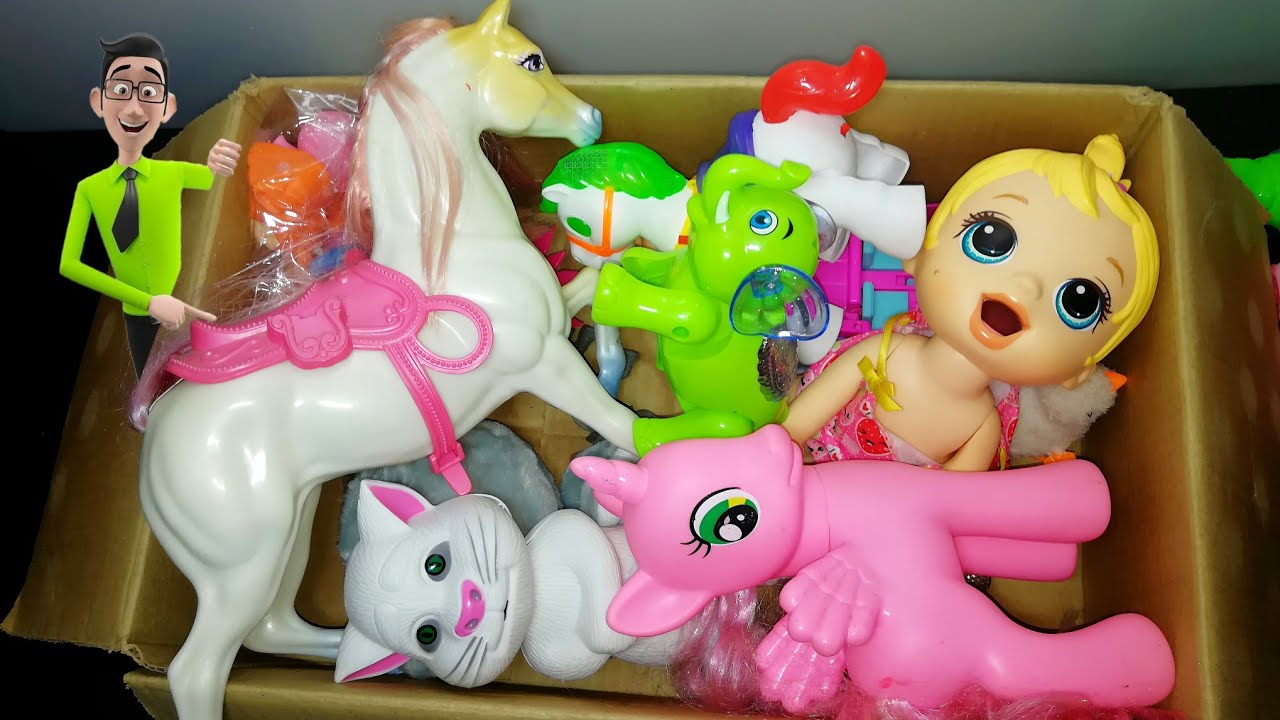4:38 Minutes Satisfying with Unboxing Princess Dolls,Toys Set,Swing&Slide Collection ASMR | Review