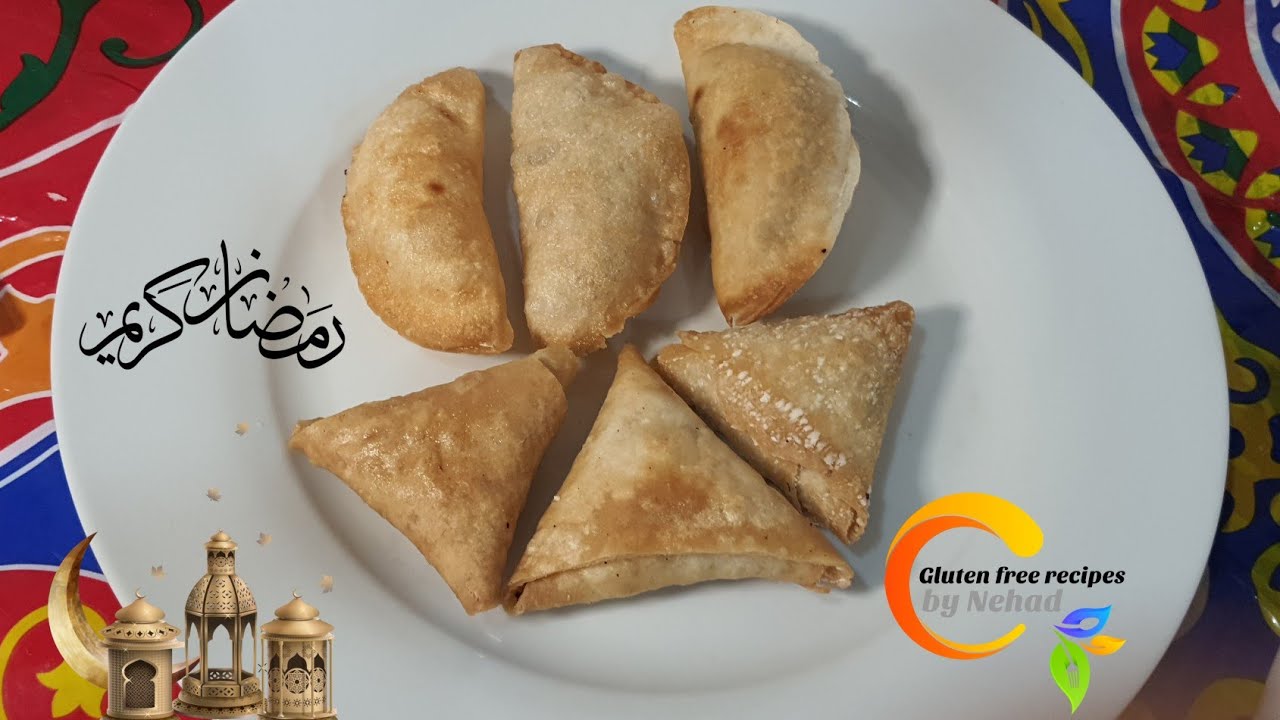 سمبوسة خالية من الجلوتين والبيض و اللبن 💯✔️ 