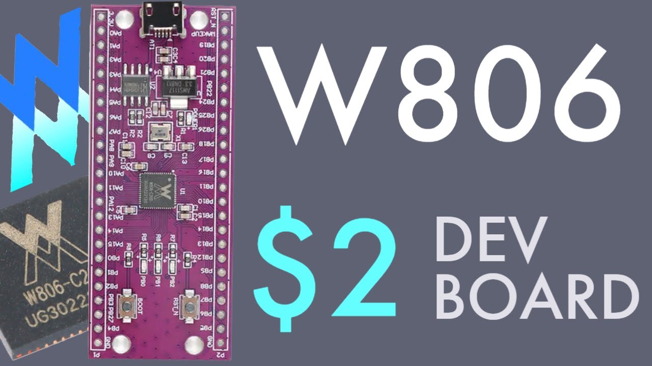 $2 Dev Board - What's The Catch? W806 Microcontroller Review