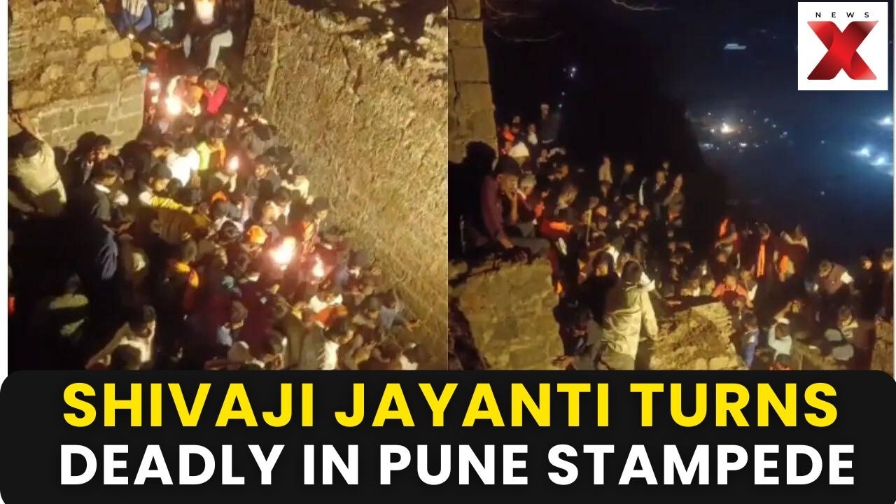 Pune Shivneri Fort Incident: Three Injured as Devotee Slips, No Stampede Confirmed | NewsX