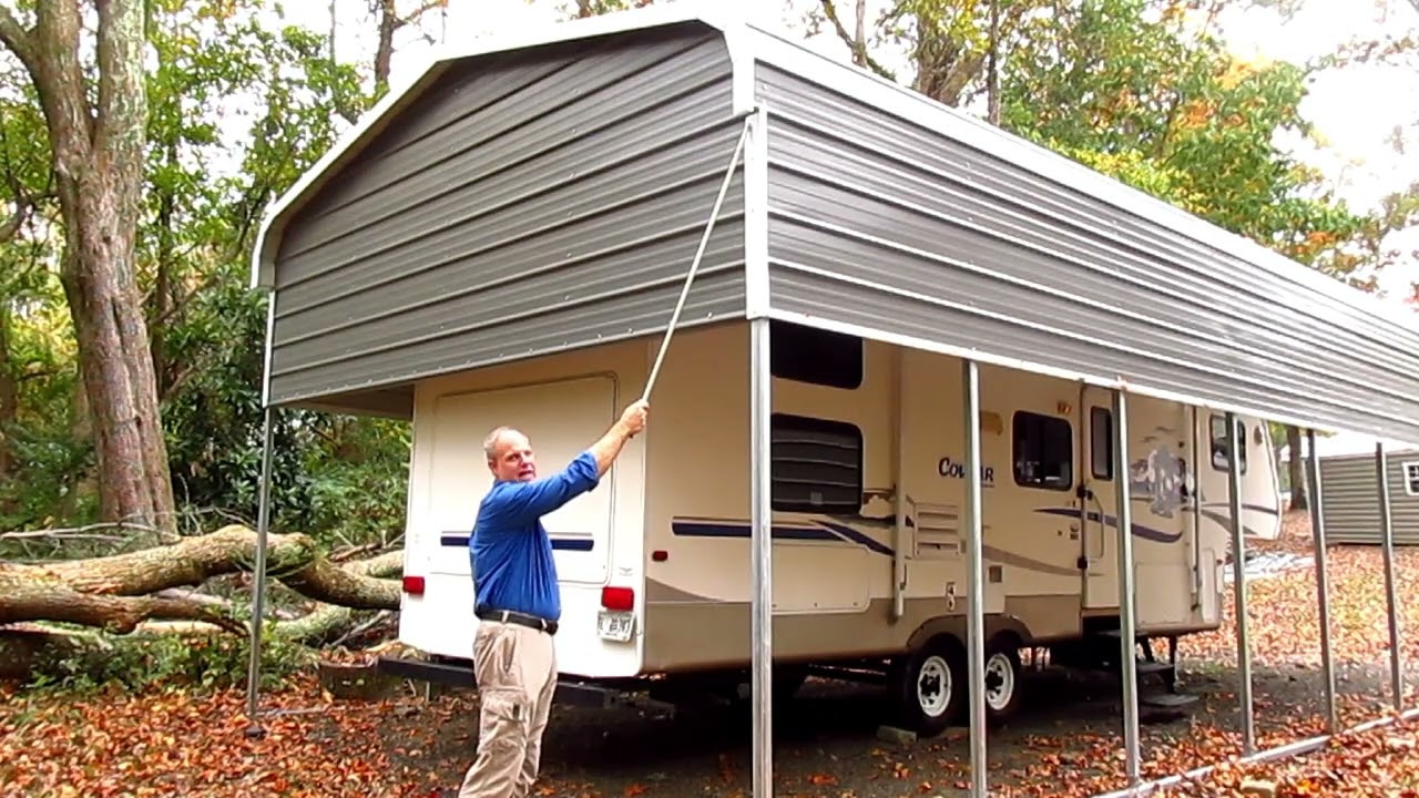 Rv Carport Orientation Video - 18 ft. wide x 36 ft. long x 15 ft. high