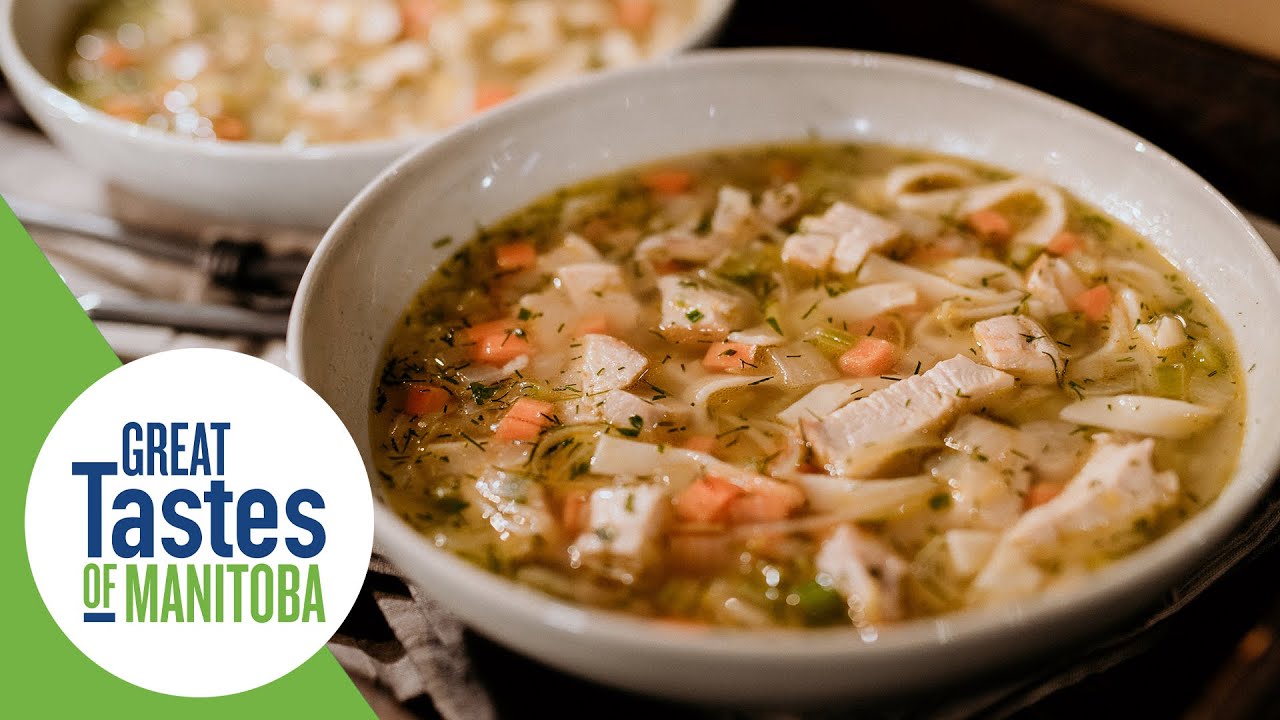 Cooking Homemade Turkey Stock & Turkey Noodle Soup