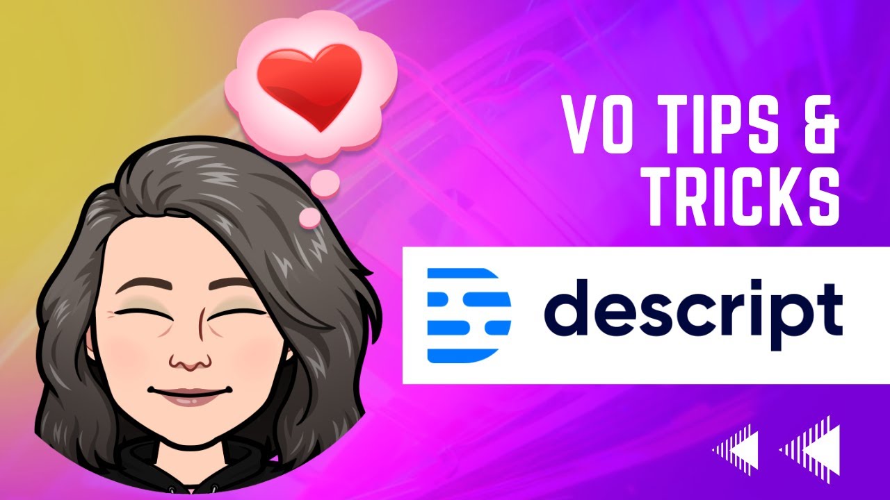 Voice Over Tip for Voice Over Audio Editing - Use Descript!