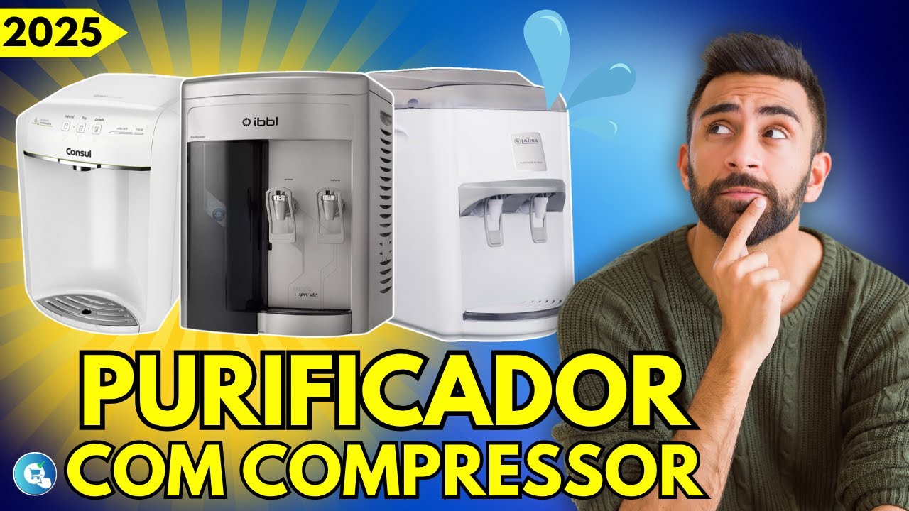 PURIFICADOR DE ÁGUA COM COMPRESSOR: TOP 5 Melhores Modelos do Mercado pra você comprar hoje!