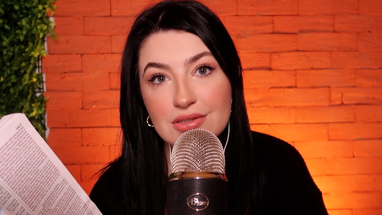 ASMR - LENDO ATÉ VOCÊ DORMIR! (Bíblia e devocional)