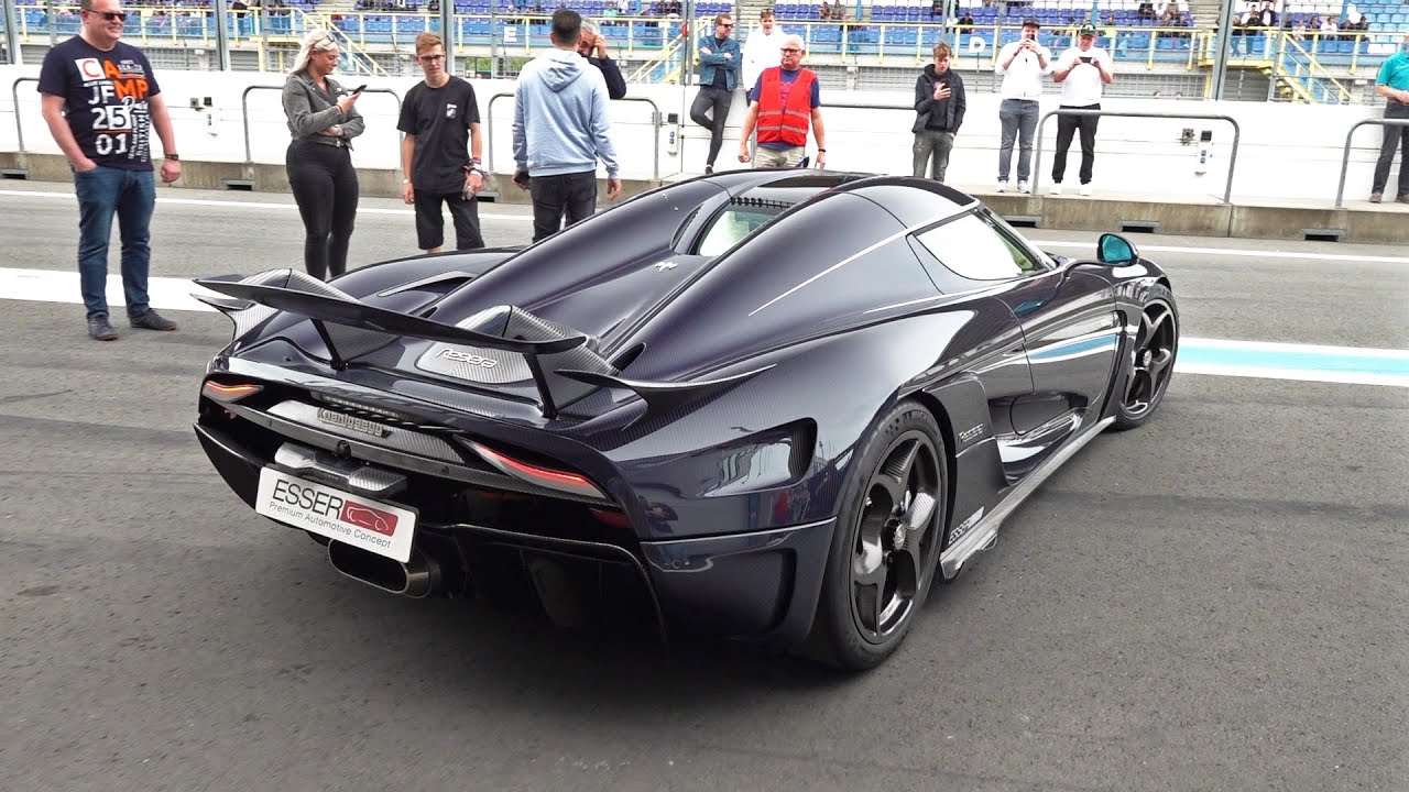 1500HP Koenigsegg Regera Driving on Track & Lovely Accelerations!