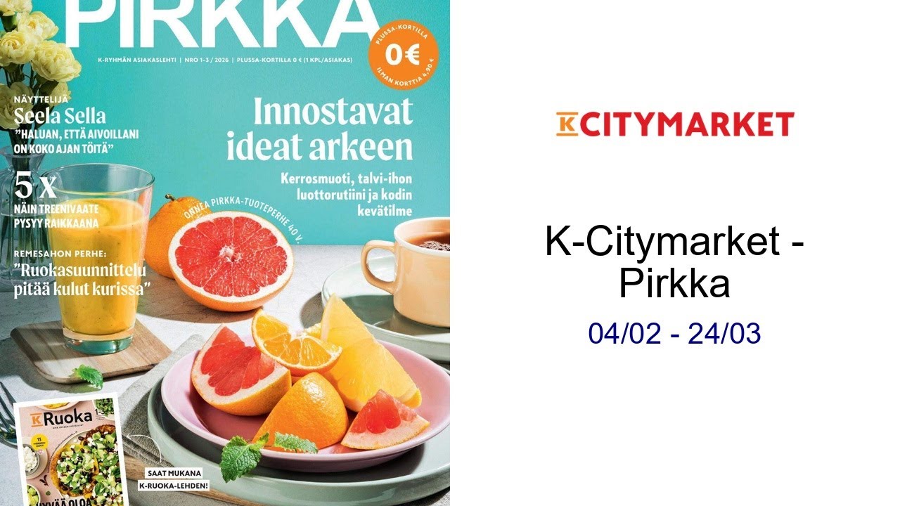 K-Citymarket - Pirkka 04/02 - 24/03