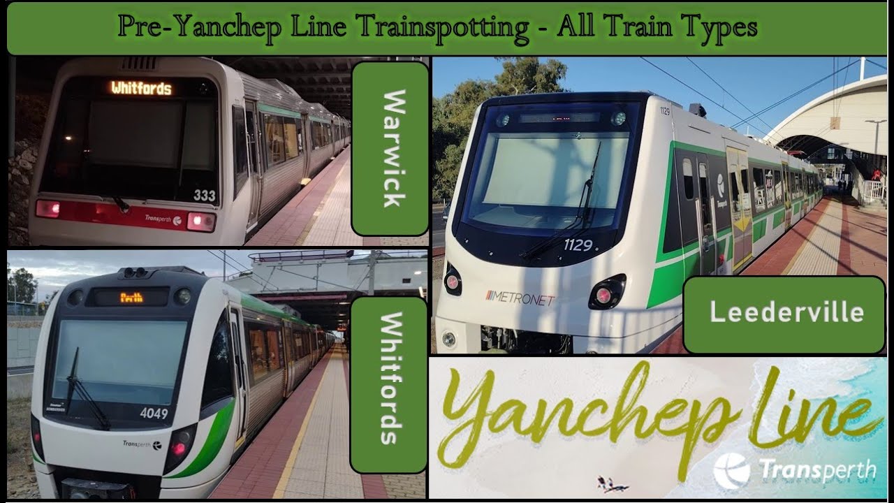 Trainspotting A, B & C-Series at Leederville, Whitfords & Warwick Pre-Yanchep Line