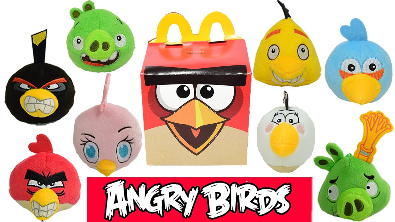 Cajita Feliz Mc Donald's Angry Birds Set Completo | JuguetesYSorpresas