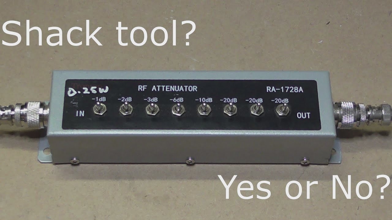 VK1JTX - Ham Radio - #17 Cheap Attenuator
