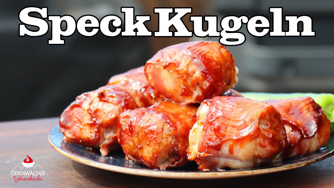 Speck Kugeln - Gefüllt mit Käse und Salami