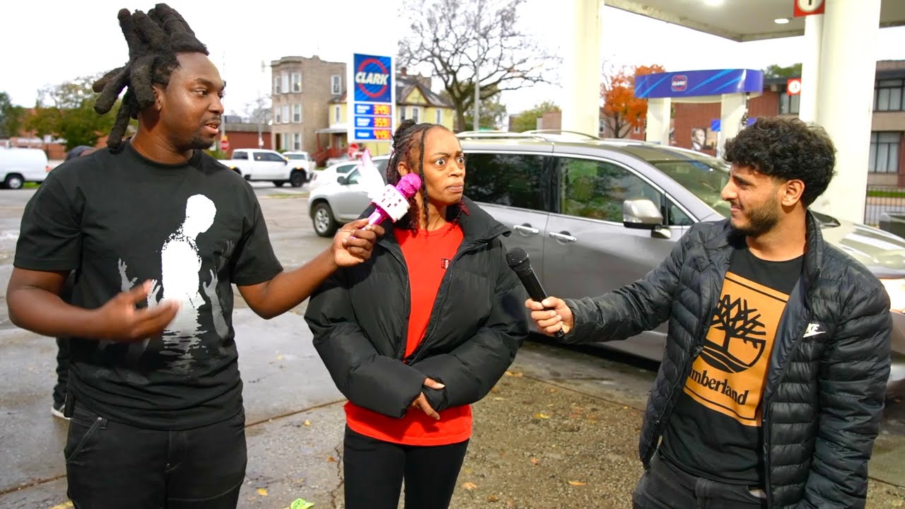 Розыгрыш с микрофоном-спрей в Чикаго!