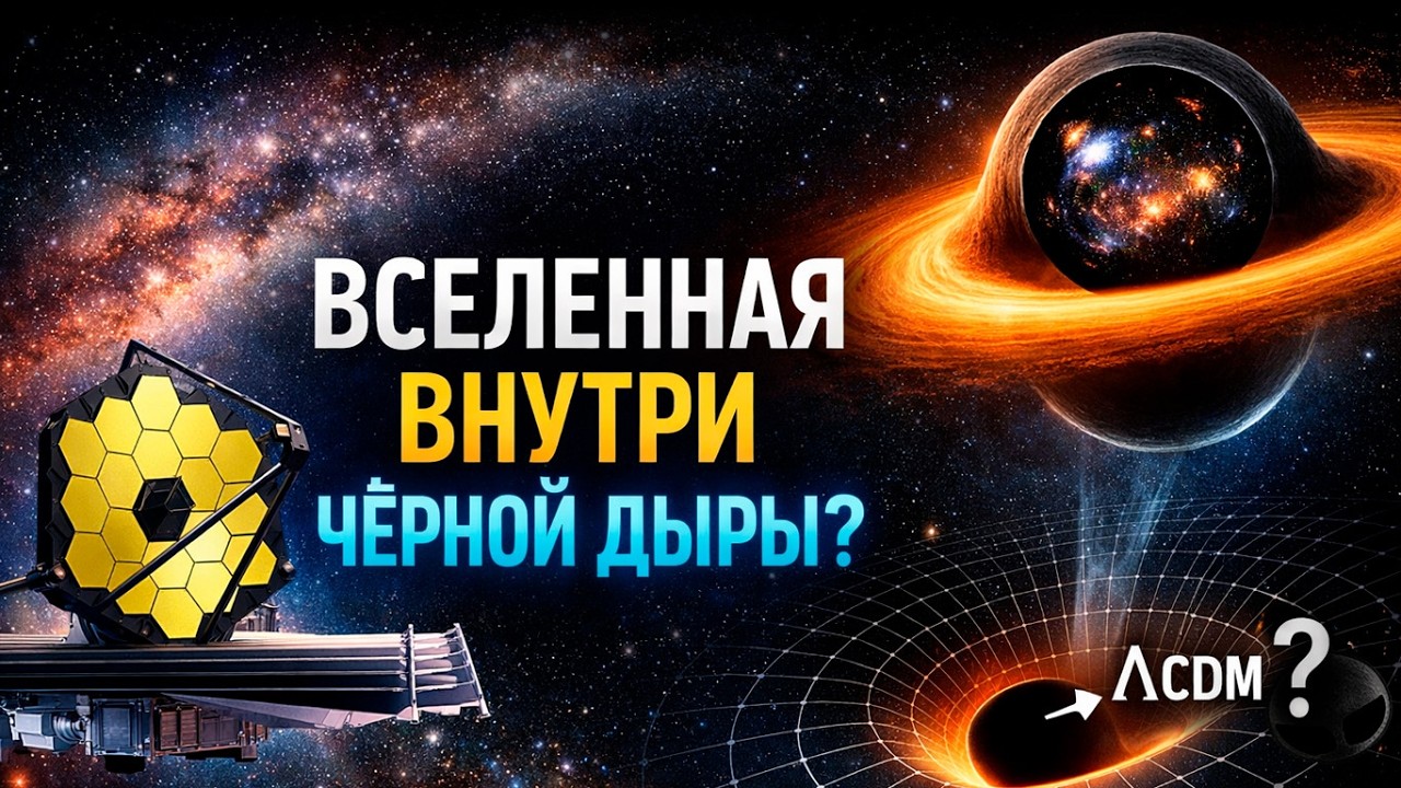 Уэбб сломал космологию? Зрелые галактики слишком рано — мы живём внутри чёрной дыры?