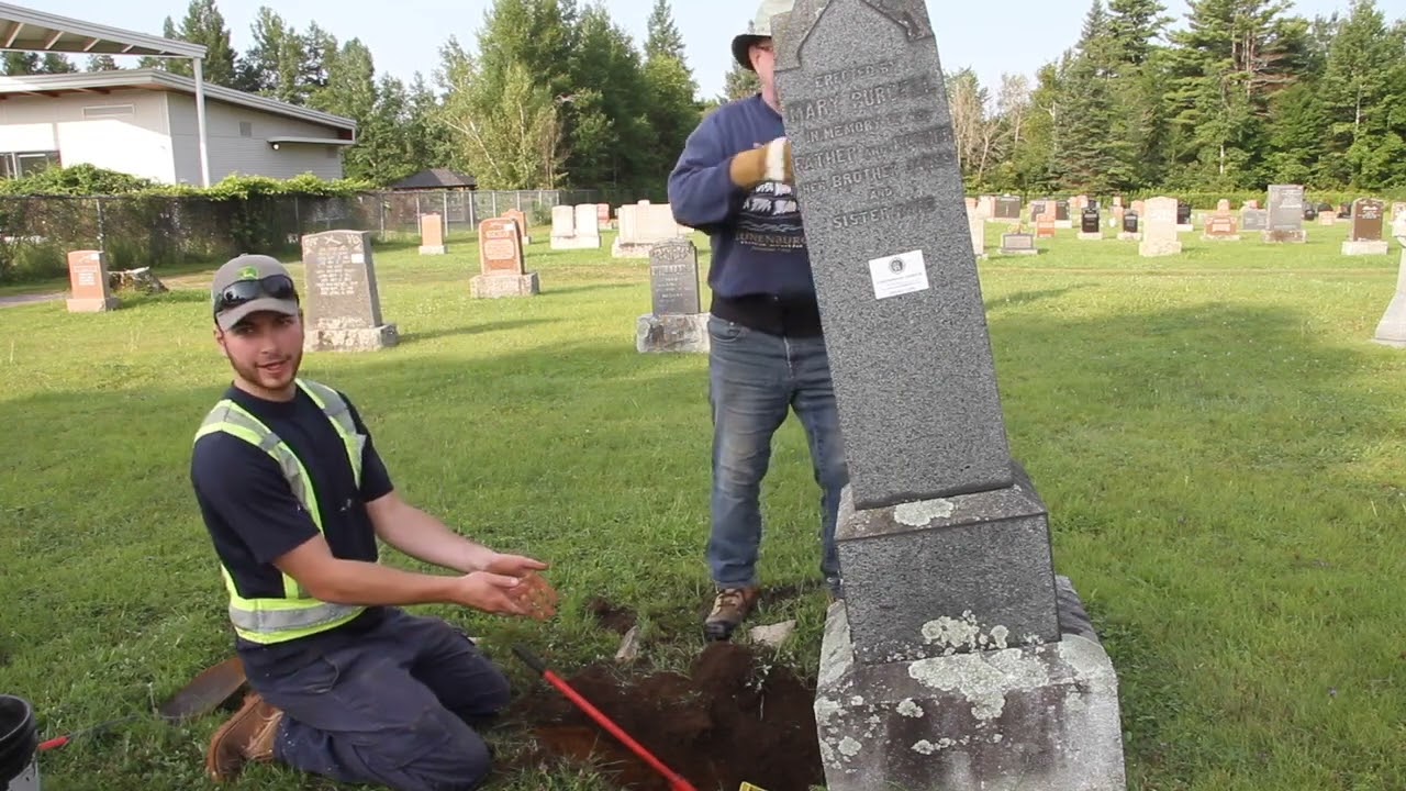 How to Straighten a Headstone - CIMPN Video Series