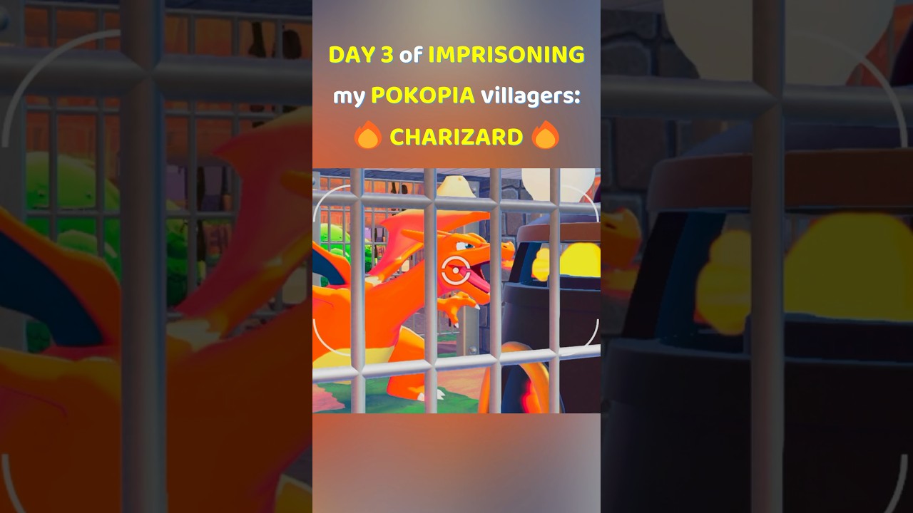 JAILING my Pokopia VILLAGERS | Day 3 - CHARIZARD