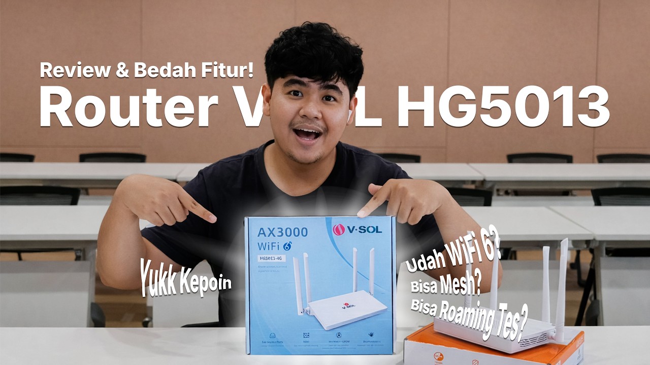 Router AX3000 WiFi 6 Murah?! Review VSOL HG5013 + Test Mesh & Roaming