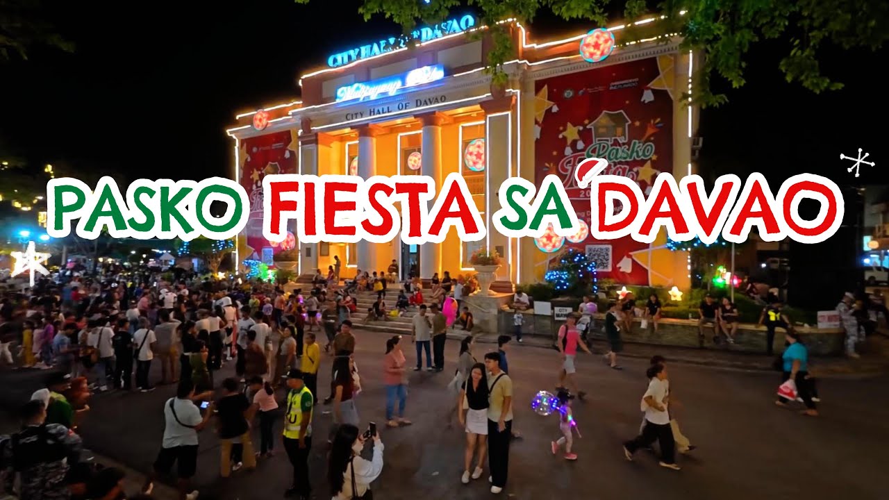 Pasko Fiesta sa Davao 2025: Christmas Festival in Davao City | 4K
