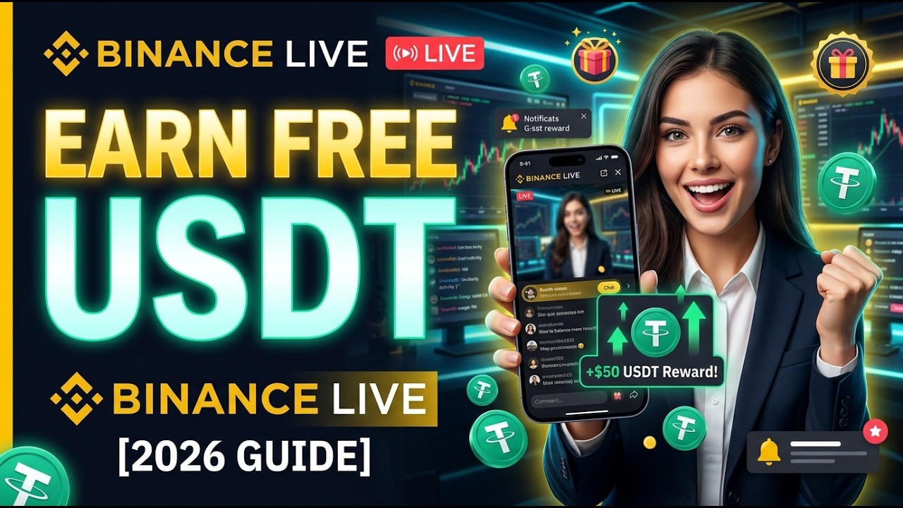 How to earn free USDT on Binance Live [2026 Full Guide]