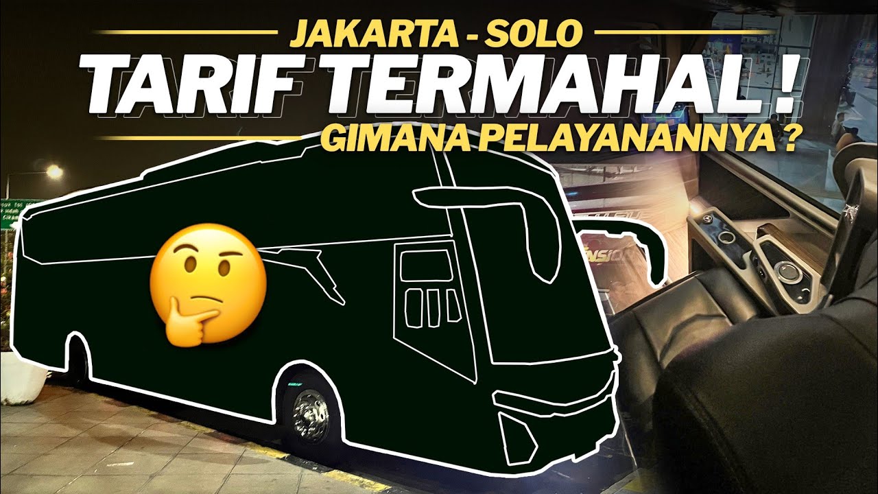 NAIK BIS TERMAHAL JAKARTA - SOLO, WORTH IT NGGAK YA❓🤔
