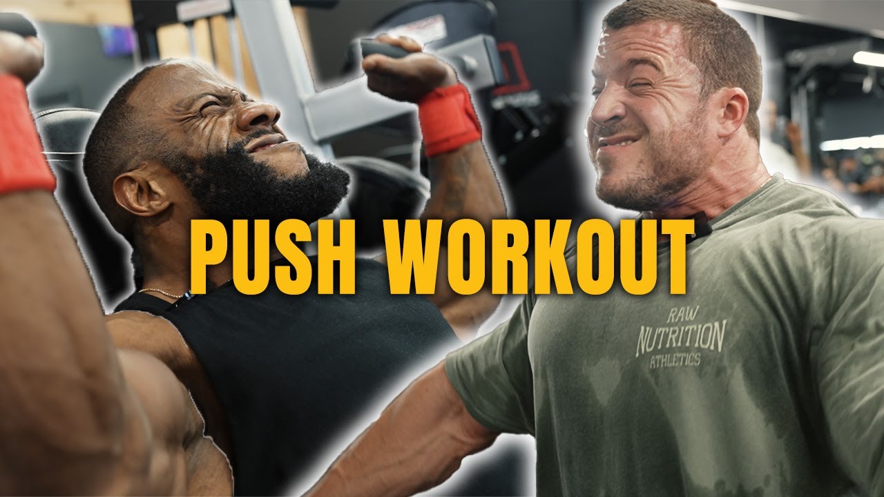 RAW Chest Workout w/ IFBB Pro Charles Griffen, Brett Wilkin, and Matt Jansen | Olympia prep
