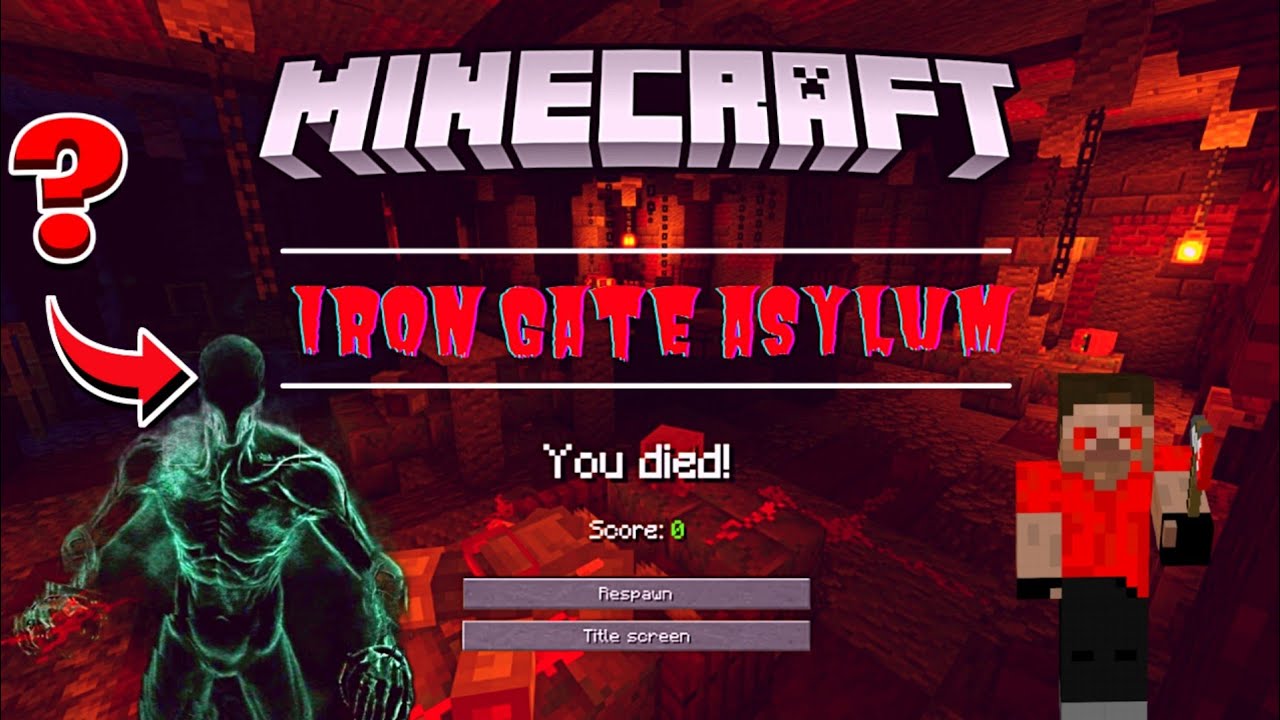 This map is really really scary 😱😨 || Minecraft Map || Iron Gate Asylum || TamilLAN Gaming ||