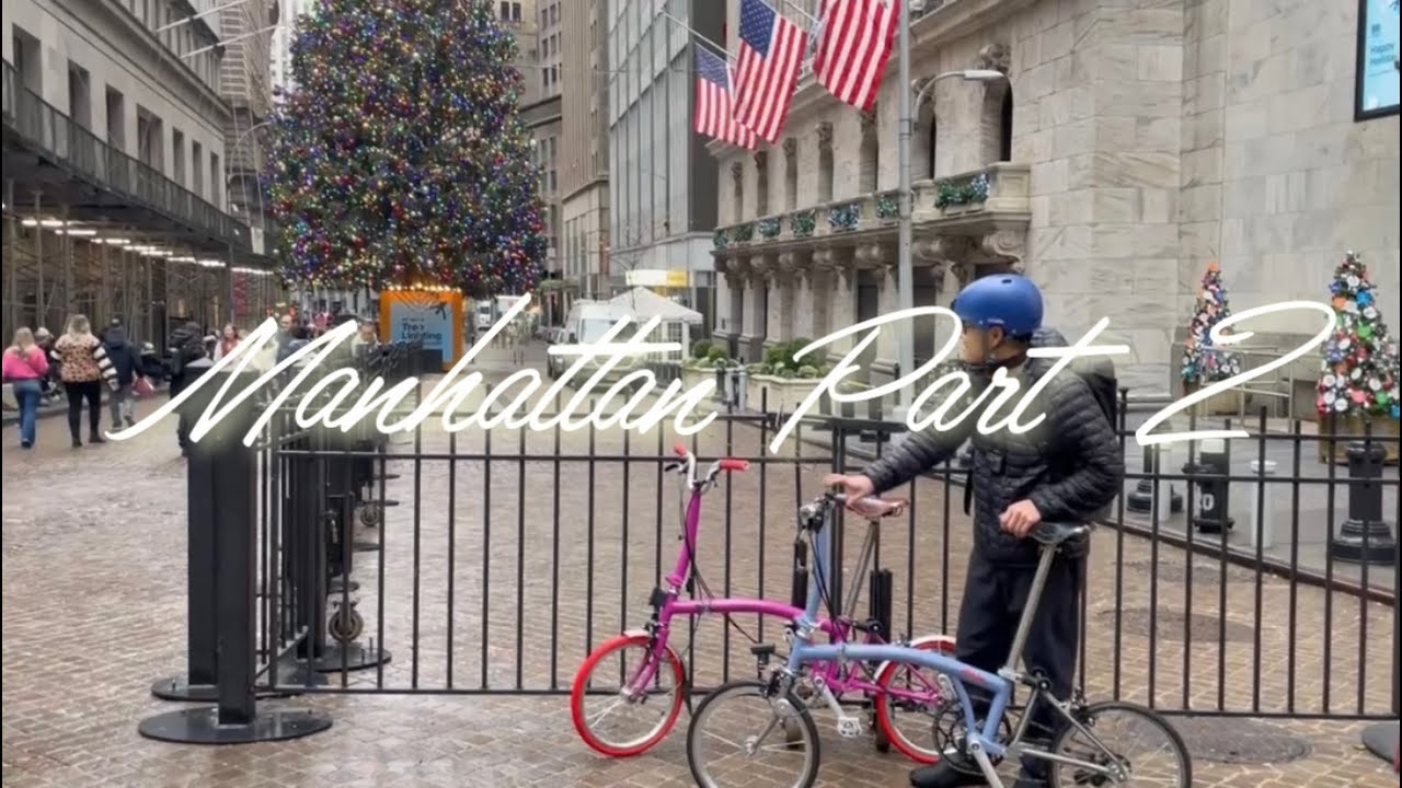 BROMPTON FOLDING BIKE RIDING IN NEW YORK CITY PART TWO