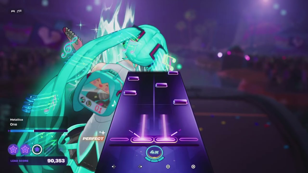 One (Metallica hard difficulty Fortnite Festival)